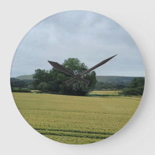 FARM VIEW LARGE CLOCK