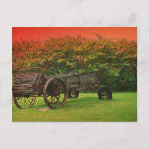 Farm Wagon Postcard