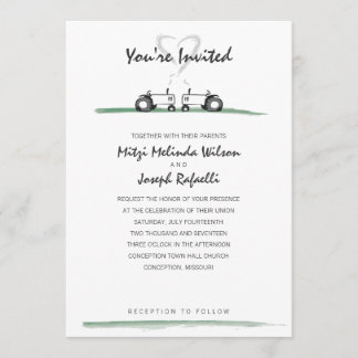 Farm Wedding Invitation -- Classic Style