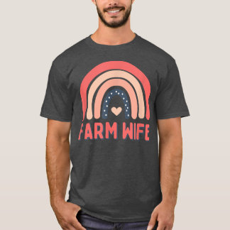 FARM WIFE  Funny Farmer  T-Shirt