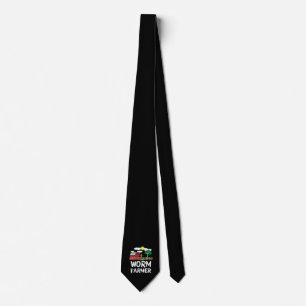 Farm Worm Composting Farming - Farmer Gift Tie
