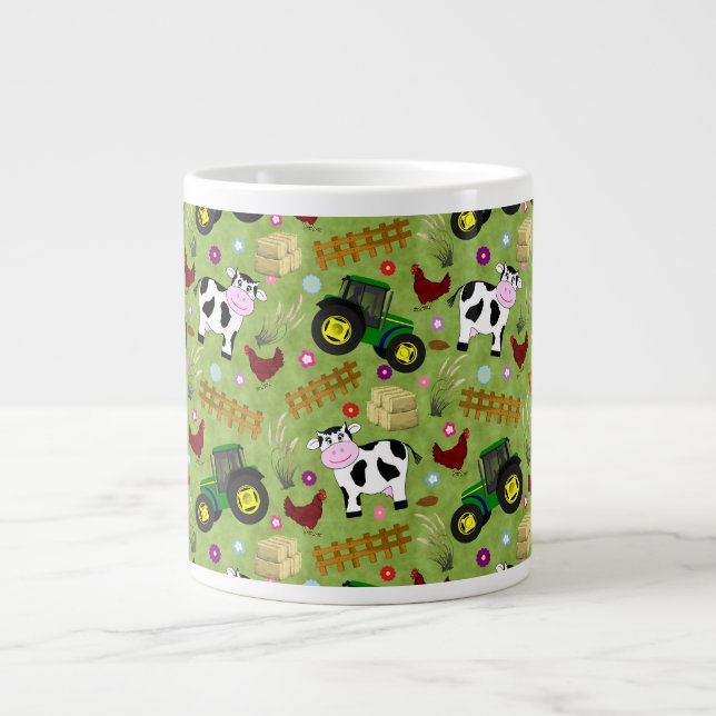 Farm Yard Cow Coffee Mug (Front)