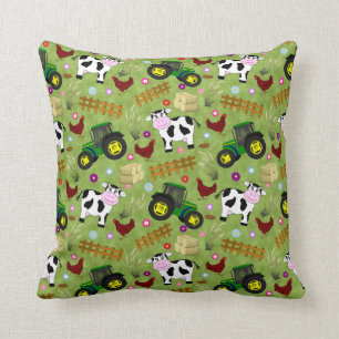 Farm Yard Cow Cushion