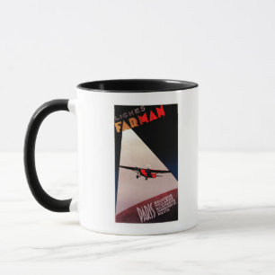 Farman Airlines Farman 300 Monoplane Promo Poster Mug