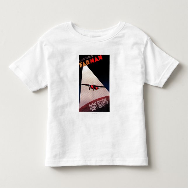 Farman Airlines Farman 300 Monoplane Promo Poster Toddler T-Shirt (Front)