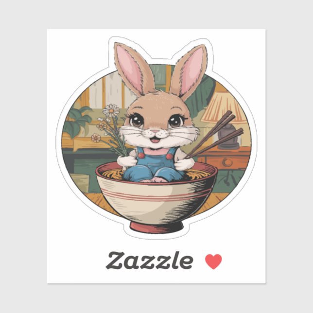 Farmcore Ramen Bunny (Sheet)