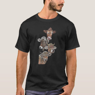 Farmer animal graphic design head imprint motif wi T-Shirt