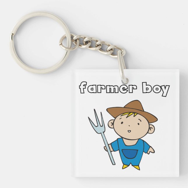 Farmer Boy Key Ring (Front)
