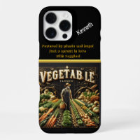 Farmer Caring for His Abundant Crops