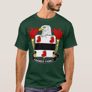 Farmer Coat of Arms Family Crest T-Shirt