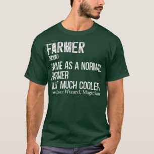 Farmer Definition Design for Farmer Farming T-Shirt
