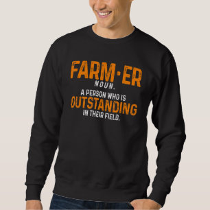 Farmer Definition Noun Farmer Agriculture Tractor Sweatshirt