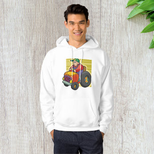 Farmer Driving Tractor Farm Vehicle Hoodie