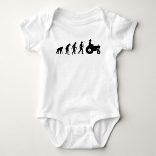 Farmer evolution baby bodysuit