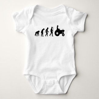 Farmer evolution baby bodysuit