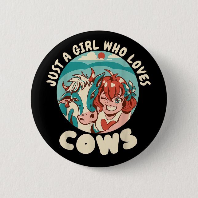 Farmer Farm 6 Cm Round Badge (Front)