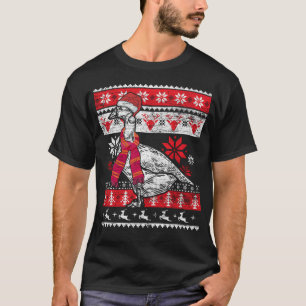 Farmer Farm Animal Gifts Goose Ugly Christmas T-Shirt