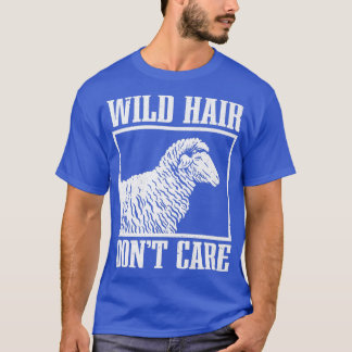 Farmer Farm Wild Hair Don't Care Farming  T-Shirt