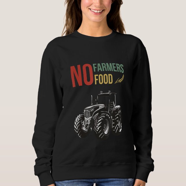 Farmer & Farmer Protest Food Industry Sweatshirt (Front)