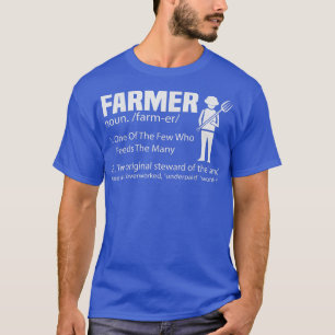 Farmer Farms, Farmers, Tractors Farming  T-Shirt