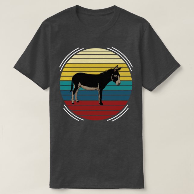 Farmer Gift Pet Farming Donkey T-Shirt (Design Front)