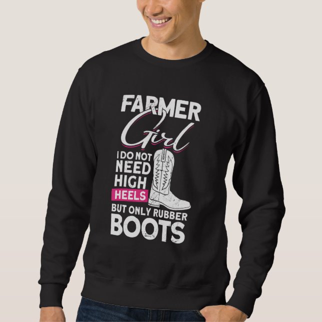 Farmer Girl  Farmer Sweatshirt (Front)