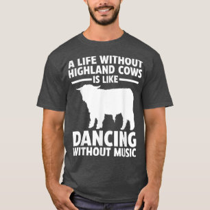 Farmer Highland Cow T-Shirt