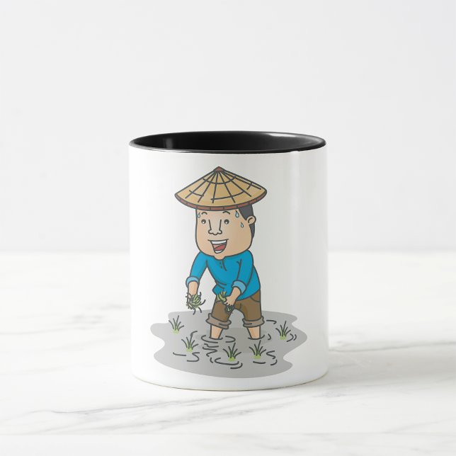 Farmer In A Rice Field Mug (Creator Uploaded)