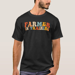 Farmer In Training Farming Rancher T-Shirt