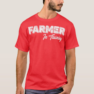 Farmer In Training  Funny Farm Saying  T-Shirt