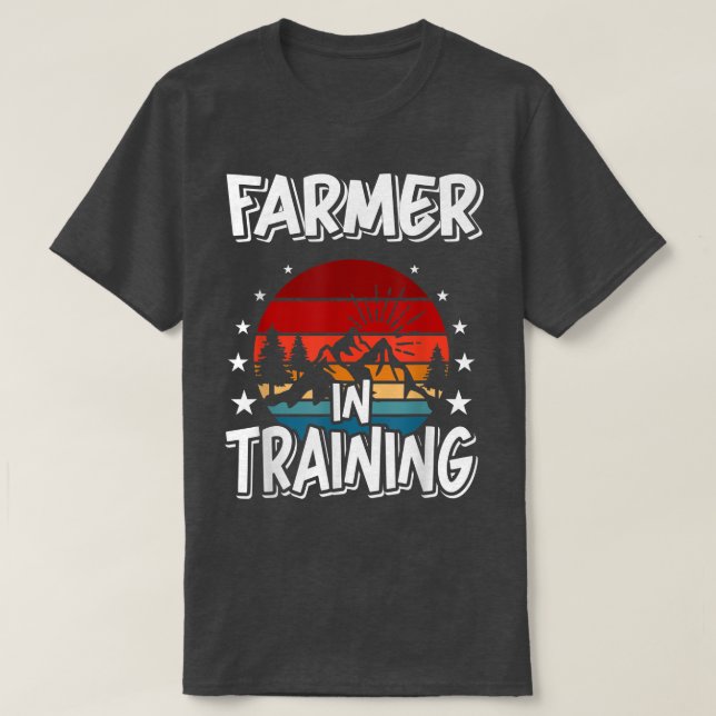 Farmer in Training Future Farmer  T-Shirt (Design Front)