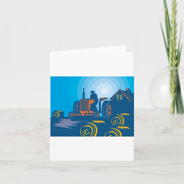 Farmer On A Tractor Card (Creator Uploaded)