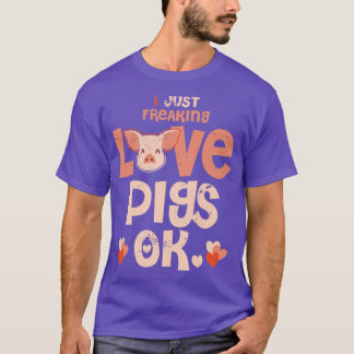 Farmer Pig Lover Gift Pig T-Shirt