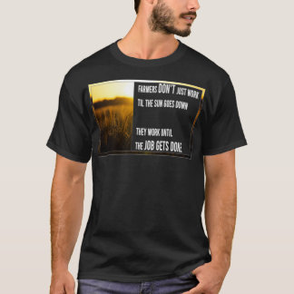 Farmer protest Farmers quote  T-Shirt