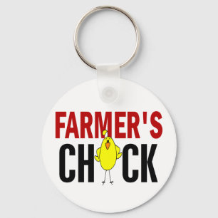 Farmer’s Chick Key Ring