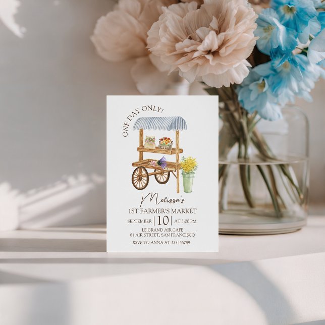 Farmer’s Market Birthday Invite (Creator Uploaded)