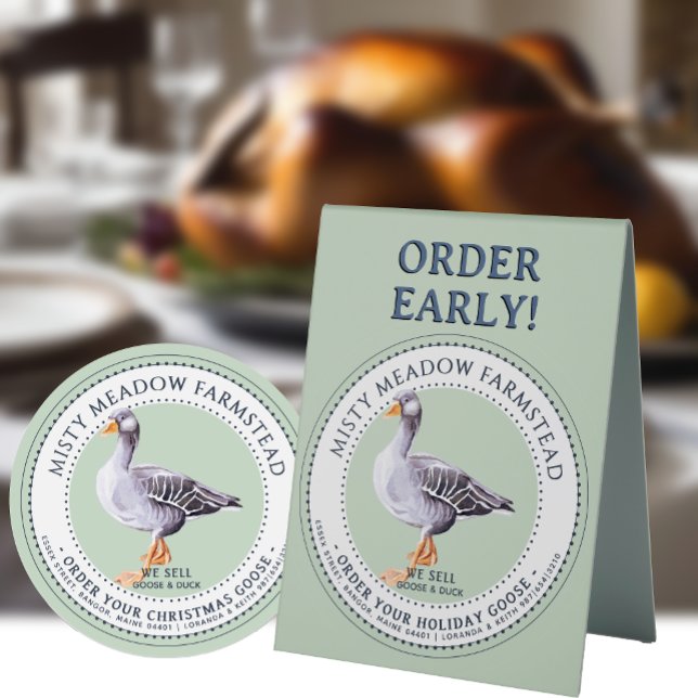 Farmer’s Market Order Your Holiday Goose Early  (Creator Uploaded)