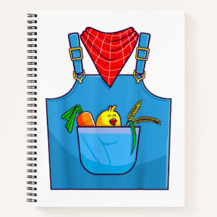 Farmer Simple Cute Farm  Notebook