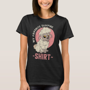 Farmer Sleeping Farm Animal Lamb Sheep T-Shirt