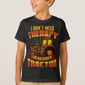 Farmer Tractor Farming Funny Quotes Humour Farm Sa T-Shirt
