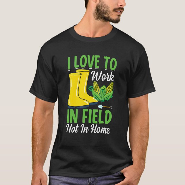 Farmer Tractor Farming Quote For Farmers T-Shirt (Front)