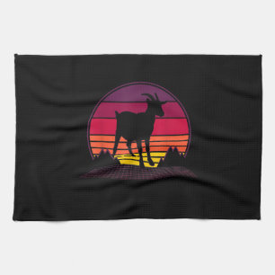 Farmer Vintage Retro Funny Farm Animal Gift Tea Towel