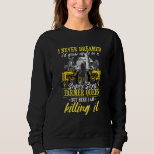 Farmer Women Wife Of A Farmer Rancher Sweatshirt