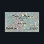 Farmergarden with Sunflower by Gustav Klimt Business Card<br><div class="desc">Farmergarden with Sunflower (1905/1906). Artist: Gustav Klimt (1862-1918). Farmergarden with Sunflower is a vintage Victorian Era Symbolism fine art floral painting featuring a nature scene with a variety of flowers and sunflowers in a garden. About the artist: Gustav Klimt was an Austrian Symbolist painter and one of the most prominent...</div>