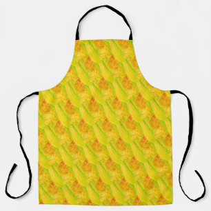 Farmer's Citrus Yellow Botantical Art Apron