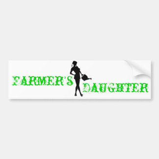 Farmer's Daughter Bumper Sticker