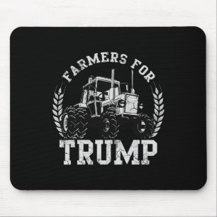 Farmers For Trump 2024 Election Farming Farmer Usa Mouse Pad