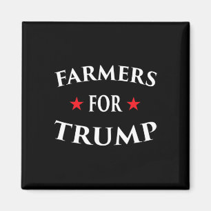 Farmers For Trump Farm Ranch Tractor Fly Over Coun Magnet
