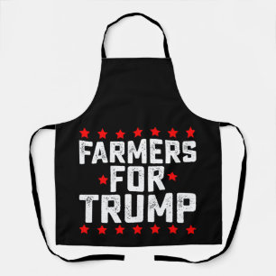 Farmers for Trump Presidential Election Vintage Apron