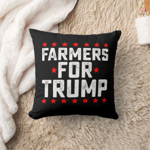 Farmers for Trump Presidential Election Vintage Cushion